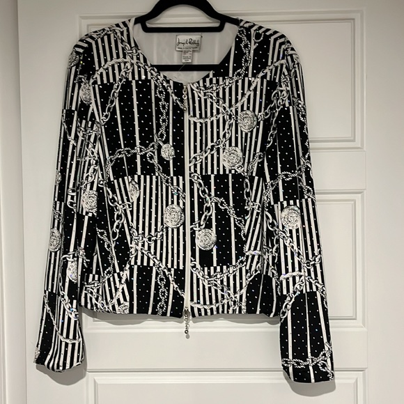 Vintage Joseph Ribkoff bomber/jacket size 16. - Picture 3 of 10